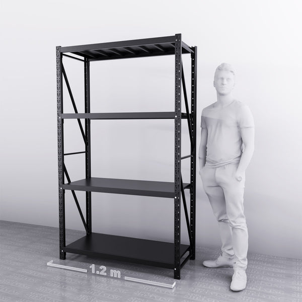 【PRE-ORDER】1.2m*2m*0.5m 800KG (W*H*D) Steel Shelving