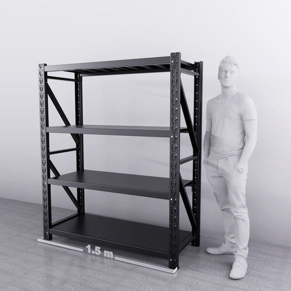 【PRE-ORDER】1.5m*1.8m*0.6m 1000KG (W*H*D) Steel Shelving