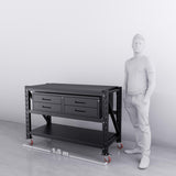 1.5m(L) 4-Drawer Steel Workbench