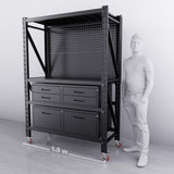 【PRE-ORDER】1.5m(L) 6-Drawer Steel Pegboard Workbench