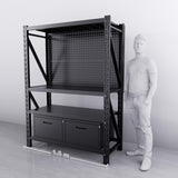 【PRE-ORDER】1.5m(L) 2-Drawer Steel Pegboard Workbench