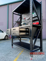 【PRE-ORDER】1.5m(L) 4-Drawer Steel Pegboard Workbench