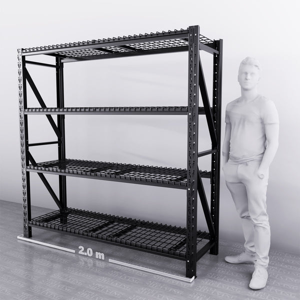 【PRE-ORDER】2m*2m*0.6m 1600KG (W*H*D) Wire Shelving