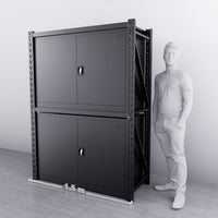 1.5m(L) 2 Cabinets Steel Storage Unit