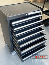 30'' 7-Drawer Roller Cabinet Toolbox With Caster Wheels