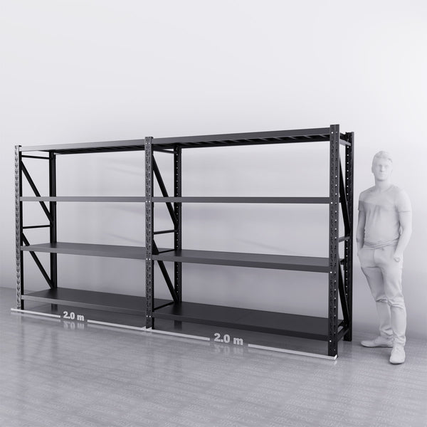【PRE-ORDER】4m*2m*0.6m 2000KG (W*H*D) Connecting Shelving