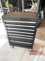 30'' 7-Drawer Roller Cabinet Toolbox With Caster Wheels