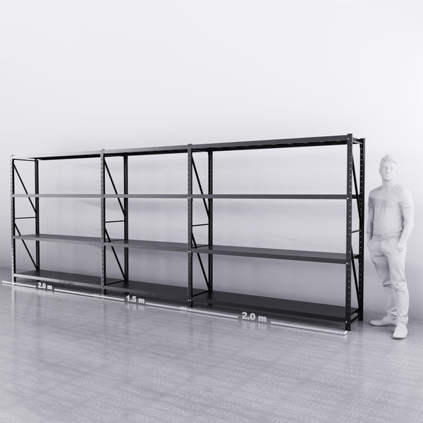 5.5m*2m*0.5m 1800KG (W*H*D) Connecting Shelving