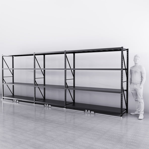5.5m*2m*0.6m 2400KG (W*H*D) Connecting Shelving