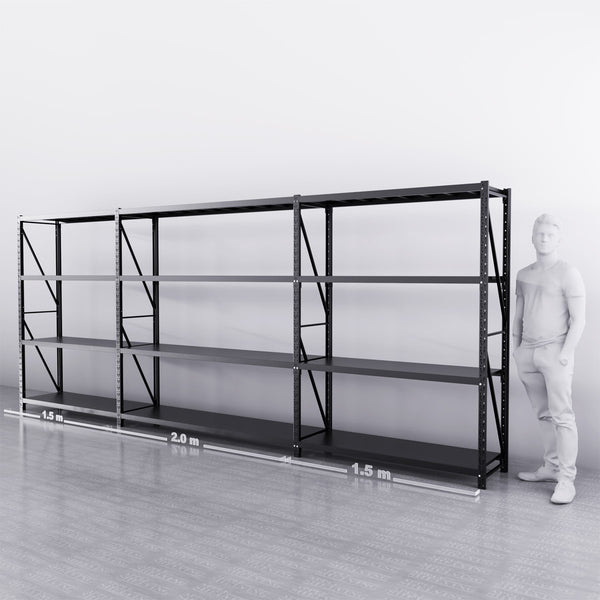 5m*2m*0.5m 1800KG (W*H*D) Connecting Shelving