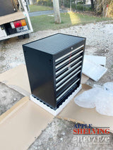 30'' 7-Drawer Roller Cabinet Toolbox With Caster Wheels