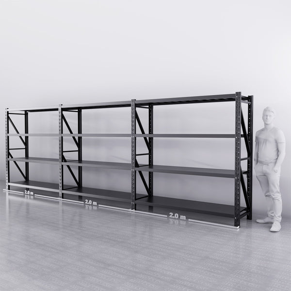 【PRE-ORDER】6m*2m*0.6m 3000KG (W*H*D) Connecting Shelving