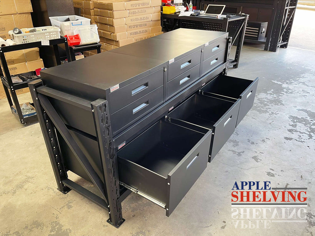 Single Drawer Unit Lockable Apple Shelving