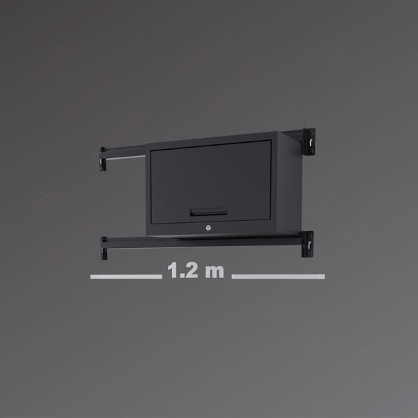 2-Shelf Lockable Upper Cupboard