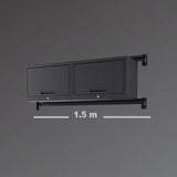 2-Shelf Lockable Upper Cupboard