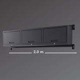 2-Shelf Lockable Upper Cupboard