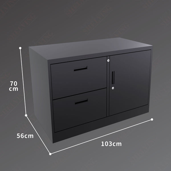 【PRE-ORDER】40'' 2-Drawer & Cabinet Toolbox (Optional Wheels)