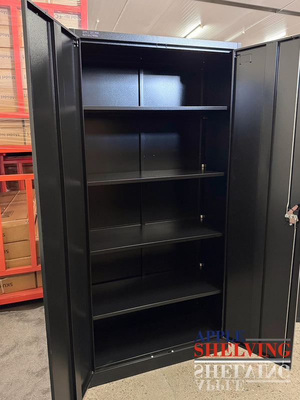 【Scratch】Steel Lockable 2-Door Storage Cabinet