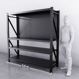 【PRE-ORDER】2m*2m*0.6m 1000KG (W*H*D) Shelving With 2 Pegboards Set