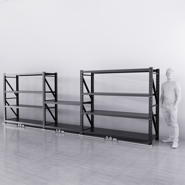 【PRE-ORDER】5.5m*1.8m*0.6m 2500KG (W*H*D) Connecting Shelving Workbench