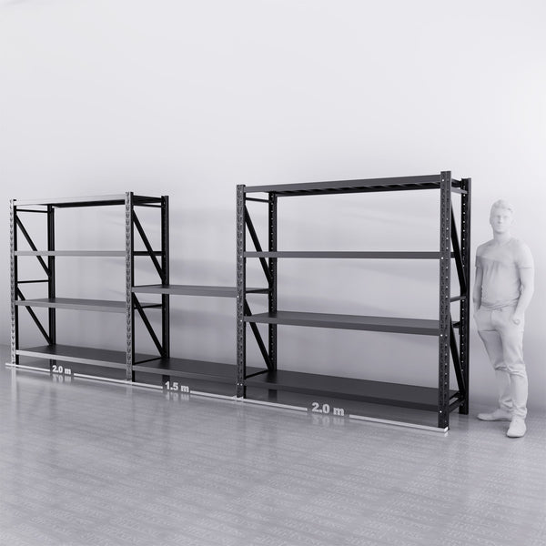 【PRE-ORDER】5.5m*2m*0.6m 2500KG (W*H*D) Connecting Shelving With Workstation