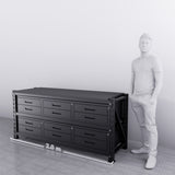 2m(L) 12-Drawer Steel Workbench