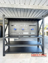 【PRE-ORDER】2m(W) 2-Shelf Workbench With 2 Pegboards