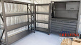 【PRE-ORDER】1.5m(L) 10-Drawer & Cabinet Steel Pegboard Workbench