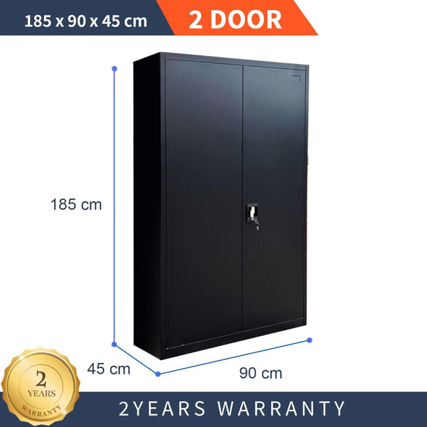 2-Door Storage Cabinet With A Hanging Section (Steel)