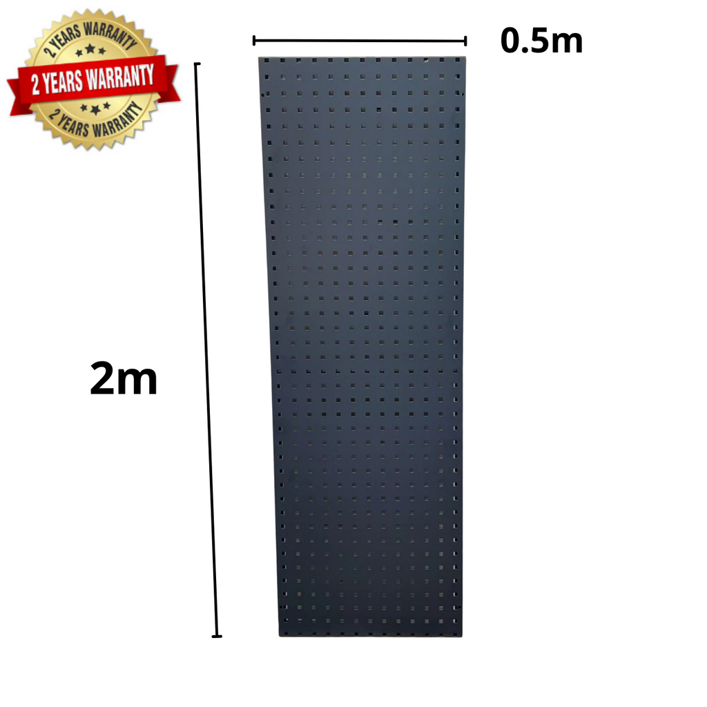 2m(L)*0.52m(W) Pegboard For Shelving & Workbench (Steel) Apple Shelving