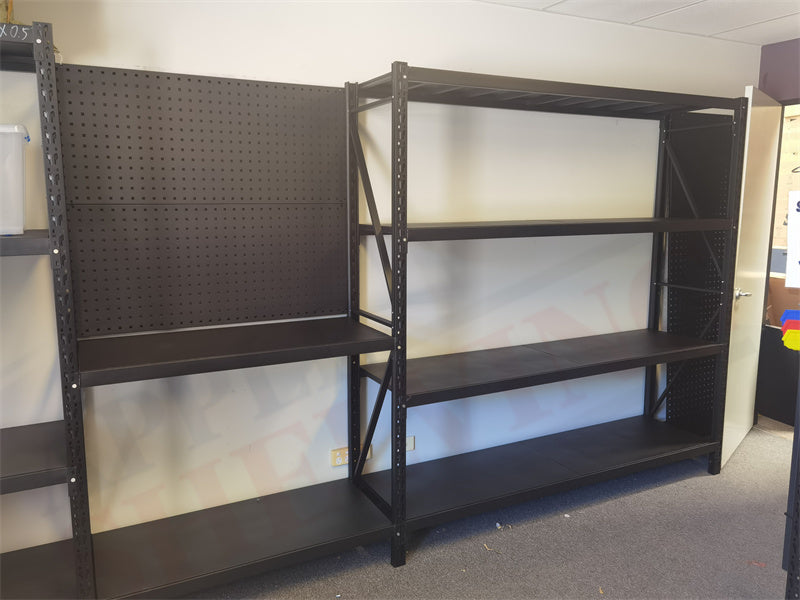 5.2m*2m*0.5m 1500KG Connecting Shelving Workbench With 1.2m Pegboard Apple Shelving