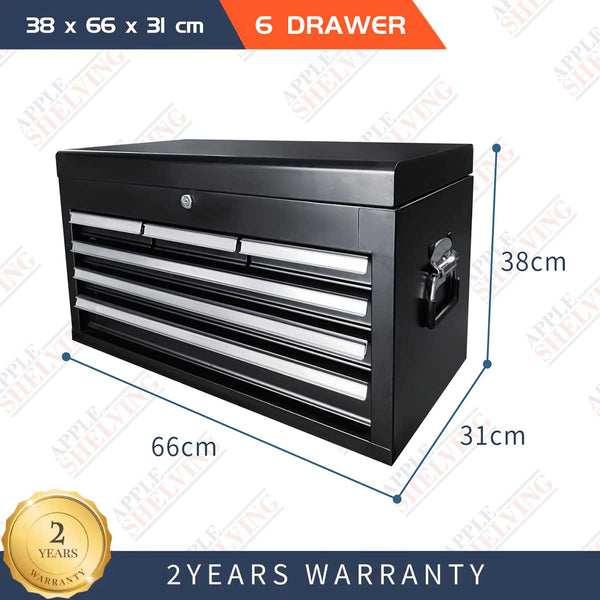 26'' 6-Drawer Cabinet Toolbox Chest