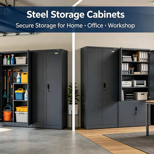 Steel Storage Cabinets: How to Choose Lockable Cabinets for Home & Workplace