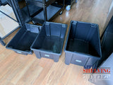Black Storage Plastic Container -  30L / 52L / 70L