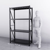 1.2m*2m*0.5m 800KG (W*H*D) Steel Shelving