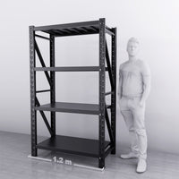 1.2m*2m*0.6m 1000KG (W*H*D) Steel Shelving