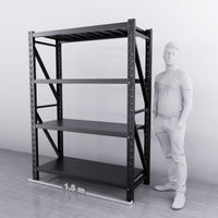 1.5m*2m*0.6m 1000KG (W*H*D) Steel Shelving