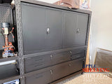 2m(L) 9-Drawer & 2 cabinets Steel Storage Unit