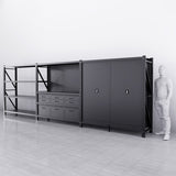 【PRE-ORDER】9-Drawer Pegboard Workbench w 2 Cabinets & Shelving