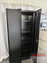 2-Door Storage Cabinet Lockable Cupboard (Steel)