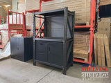 1.2m(L) 2-Drawer & Cabinet Steel Pegboard Workbench