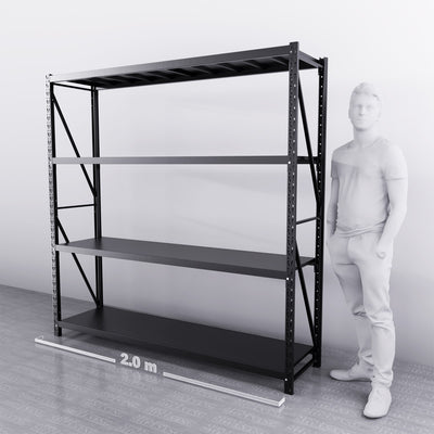 Regular Duty Steel Shelving | 1.2m-2m Width | Apple Shelving Australia