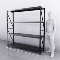2m*2m*0.5m 600KG (W*H*D) Steel Shelving