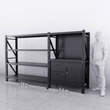 1.2m(L) 2-Drawer & Cabinet Steel Pegboard Workbench