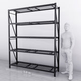 2m*2.4m*0.5m 800KG (W*H*D) Wire Shelving