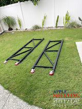 4 Castor Wheels with Brake – 1-Hole Mounting Model for Shelving