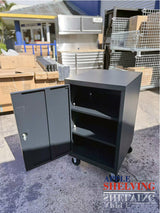 1.2m(L) 2-Cabinet Steel Pegboard Workbench