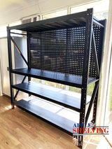 2m*2m*0.6m 1000KG (W*H*D) Shelving With 2 Pegboards Set