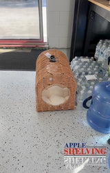 Wicker Cat House / Small Dog Bed with Cushion