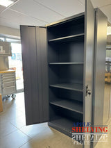2-Door Heavy-Duty Storage Lockable Cupboard (4-shelf)